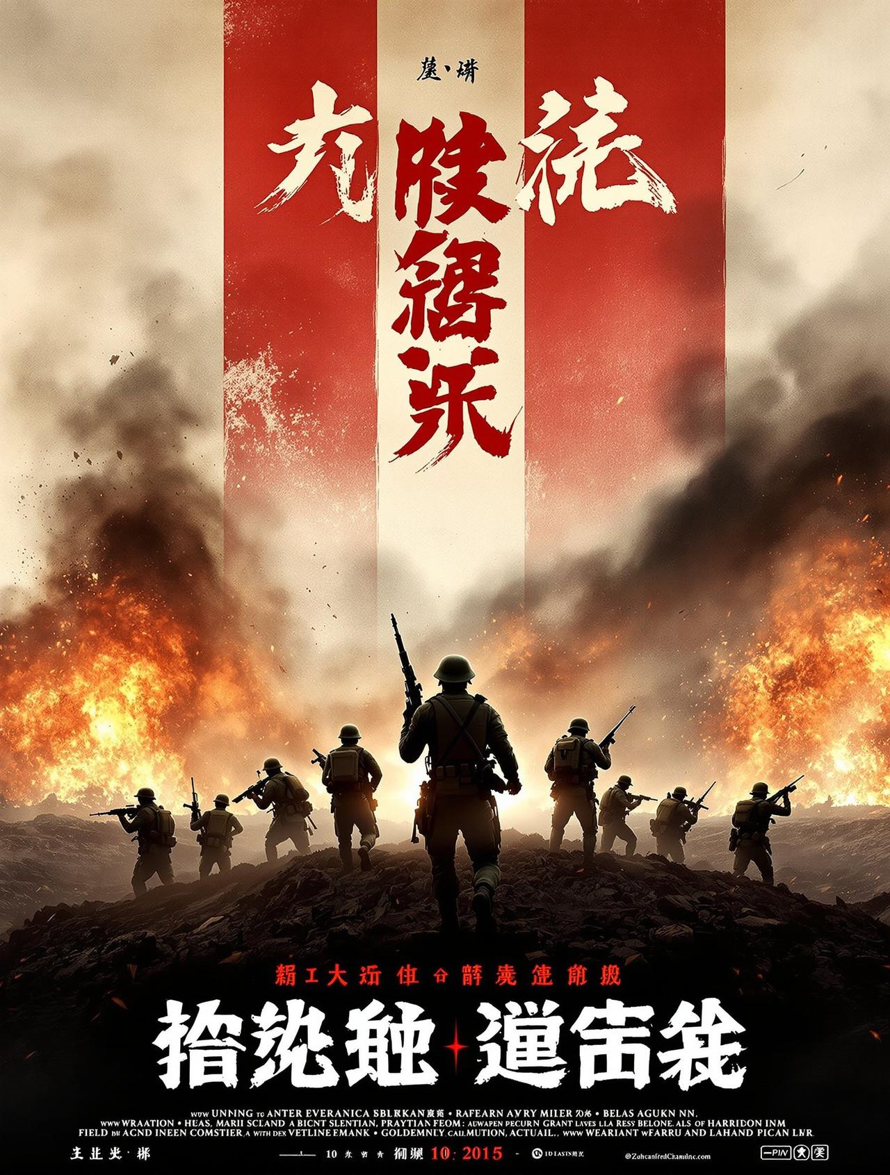 《烽火少年》高清海报 - 青柠视频青春抗战剧